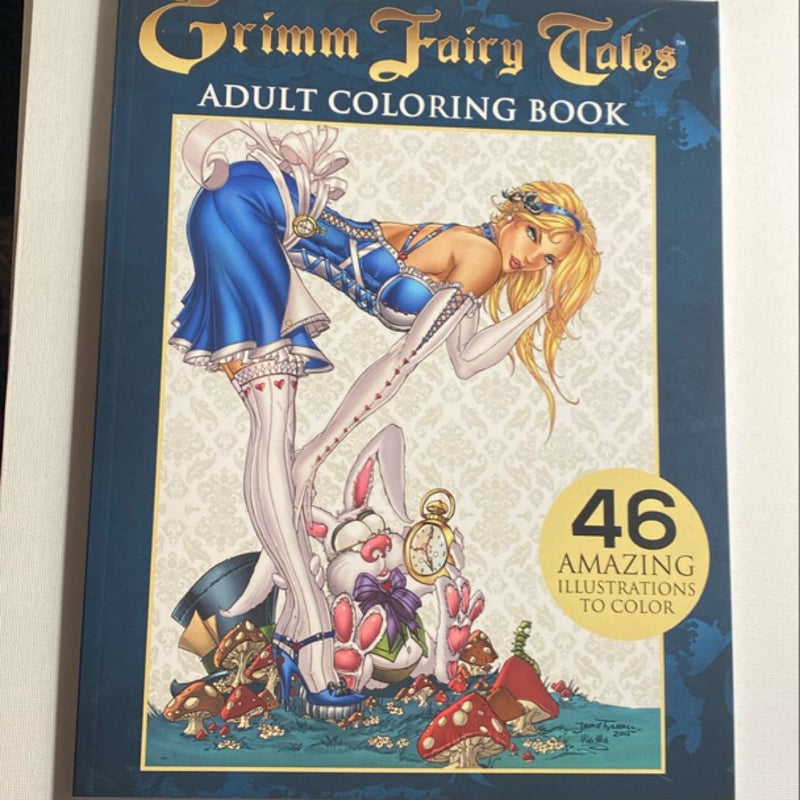 Grimm Fairy Tales Adult Coloring Book