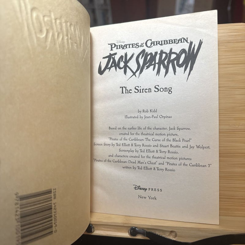 Pirates of the Caribbean: the Siren Song - Jack Sparrow Book #2