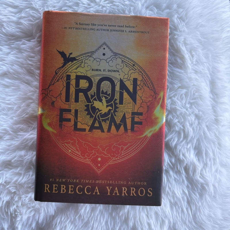 Iron Flame FIRST EDITION with Black Sprayed Edges
