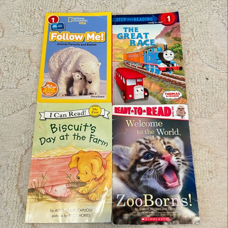 BUNDLE!!  4 books Level 1 readers