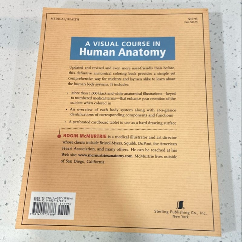 McMurtrie's Human Anatomy Coloring Book