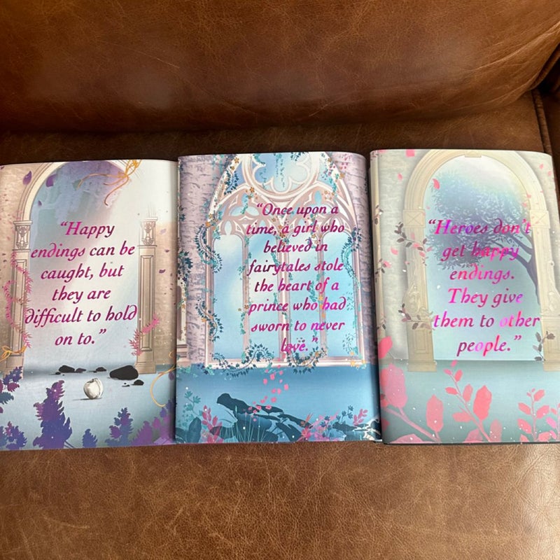 Once upon a broken heart signed special edition set w/ dust jackets
