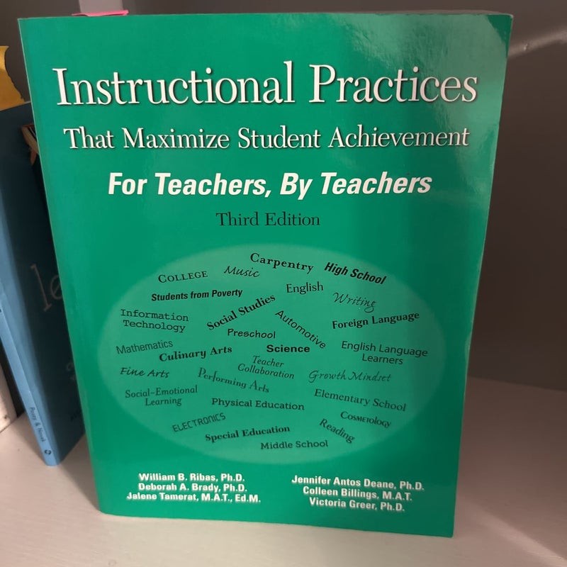 Instructional Practices That Maximize Student Achievement