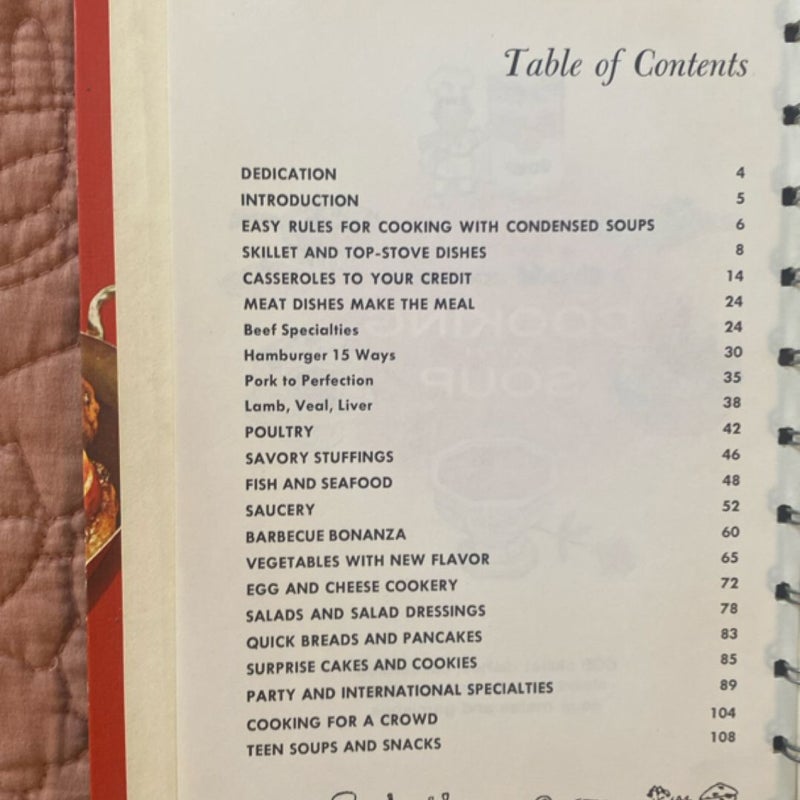 A Campbell Cookbook  - Cooking with Soup