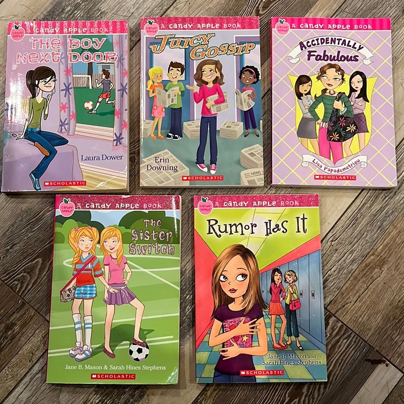 Collection of A Candy Apple Book 5 in All by Assorted, Paperback