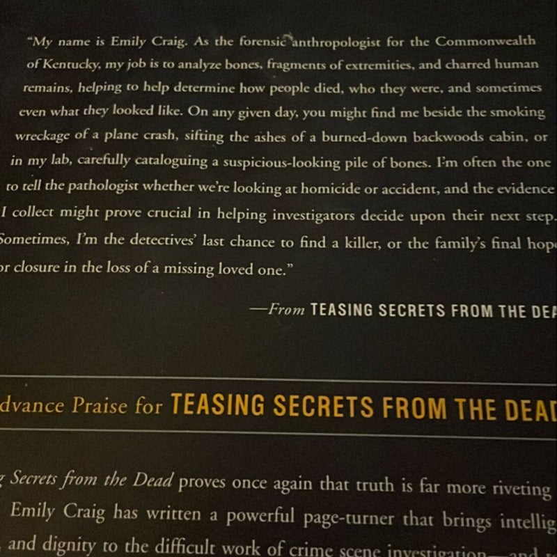 Teasing Secrets from the Dead Signed Copy 