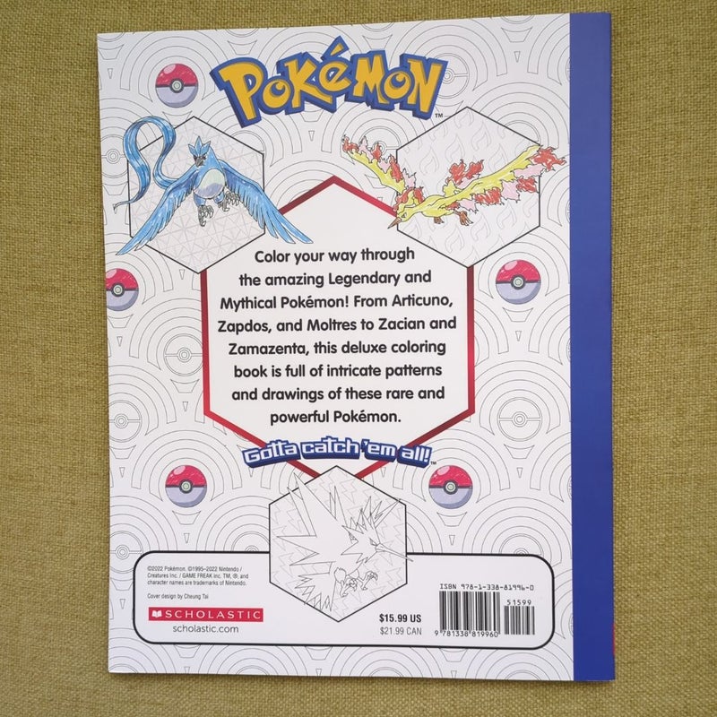 Pokémon Coloring Adventures #2: Legendary and Mythical Pokémon