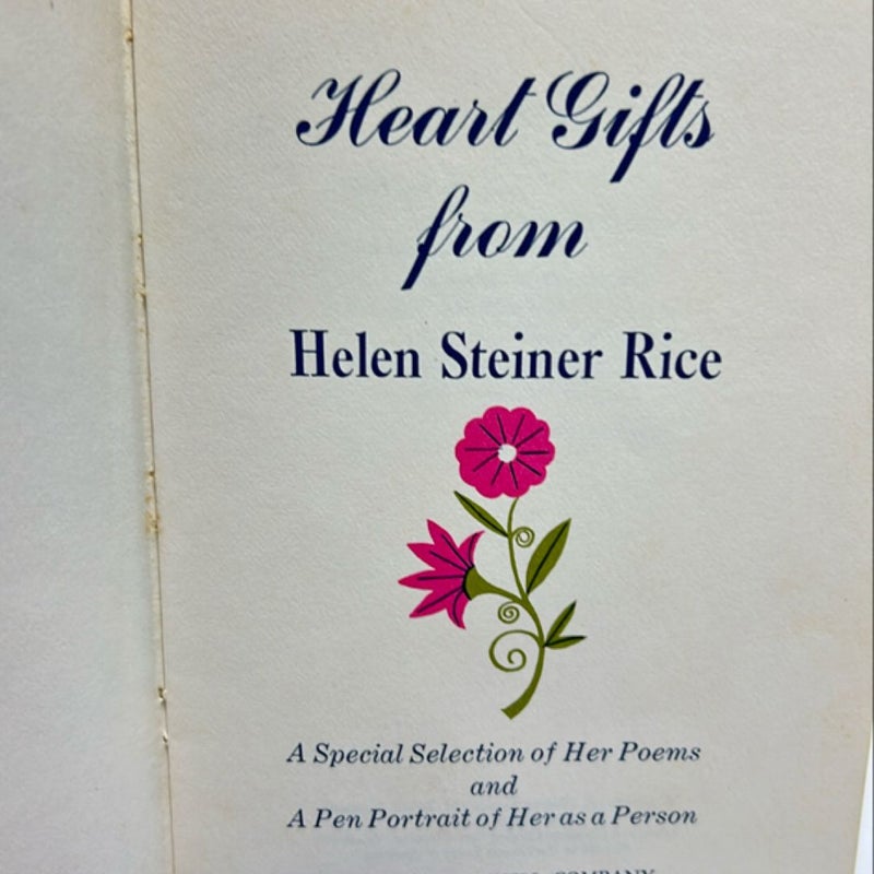 Heart gifts from Helen Steiner Rice Heart gifts from Helen Steiner Rice