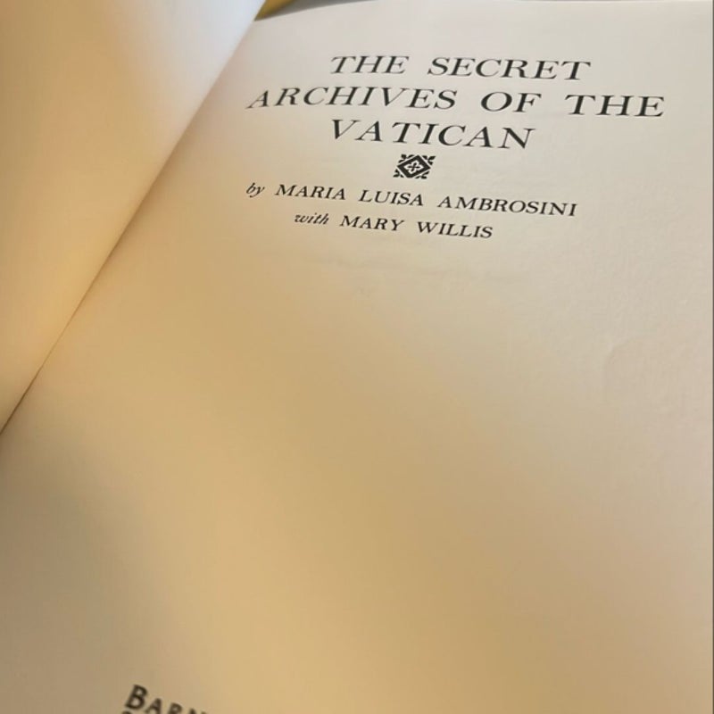 The Secret Archives of the Vatican