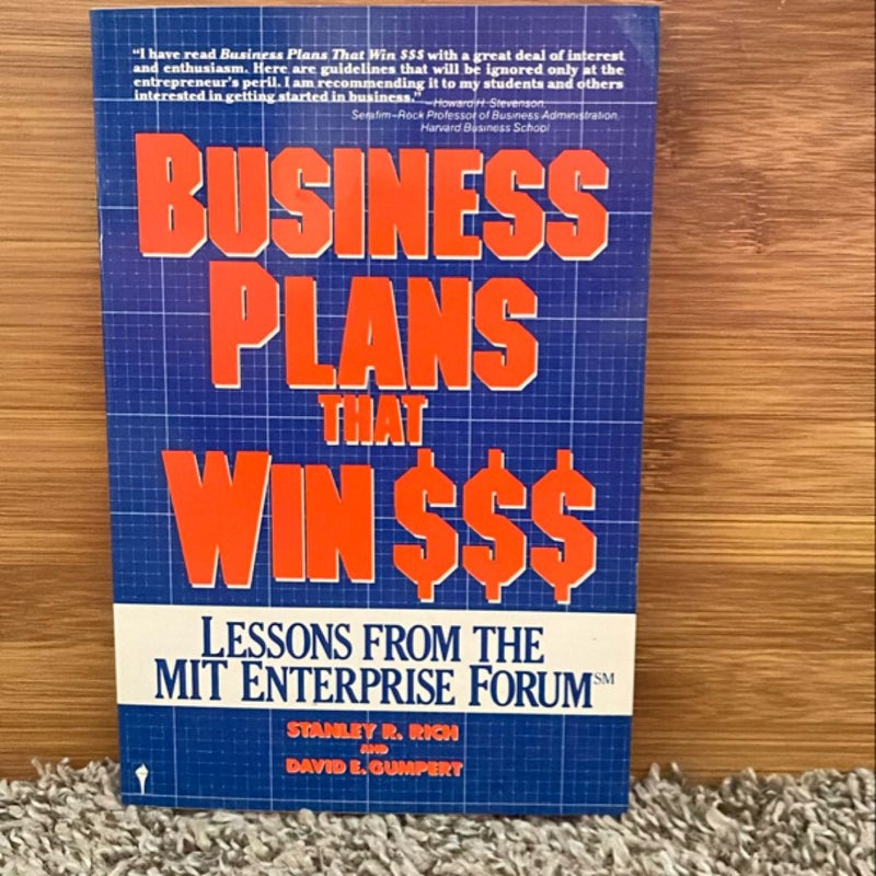 Business Plans That Win $