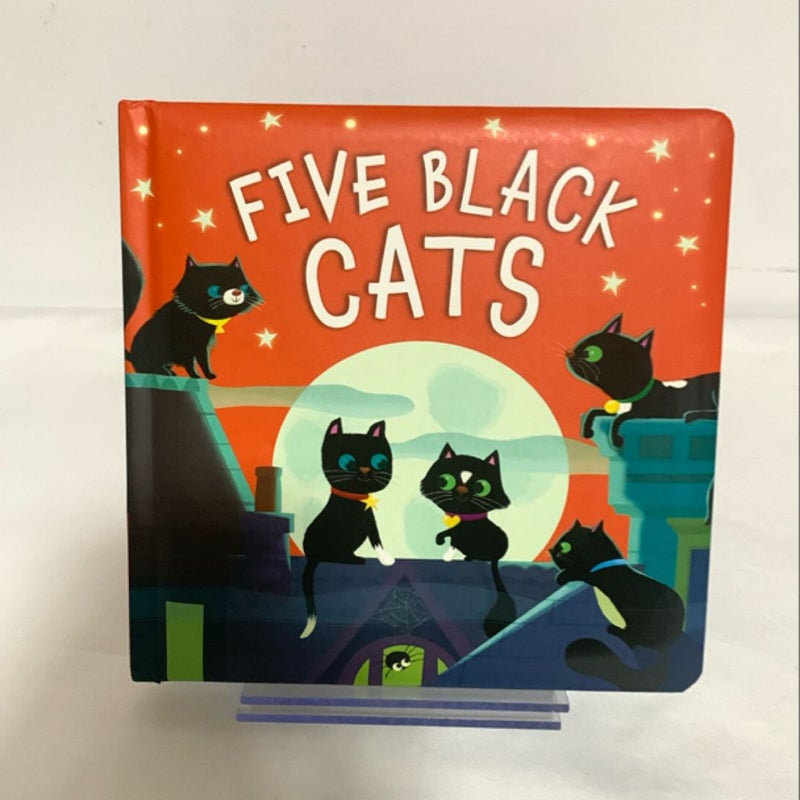 Five Black Cats