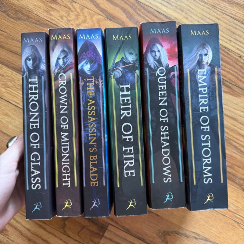 THRONE OF GLASS ORIGINAL COVERS