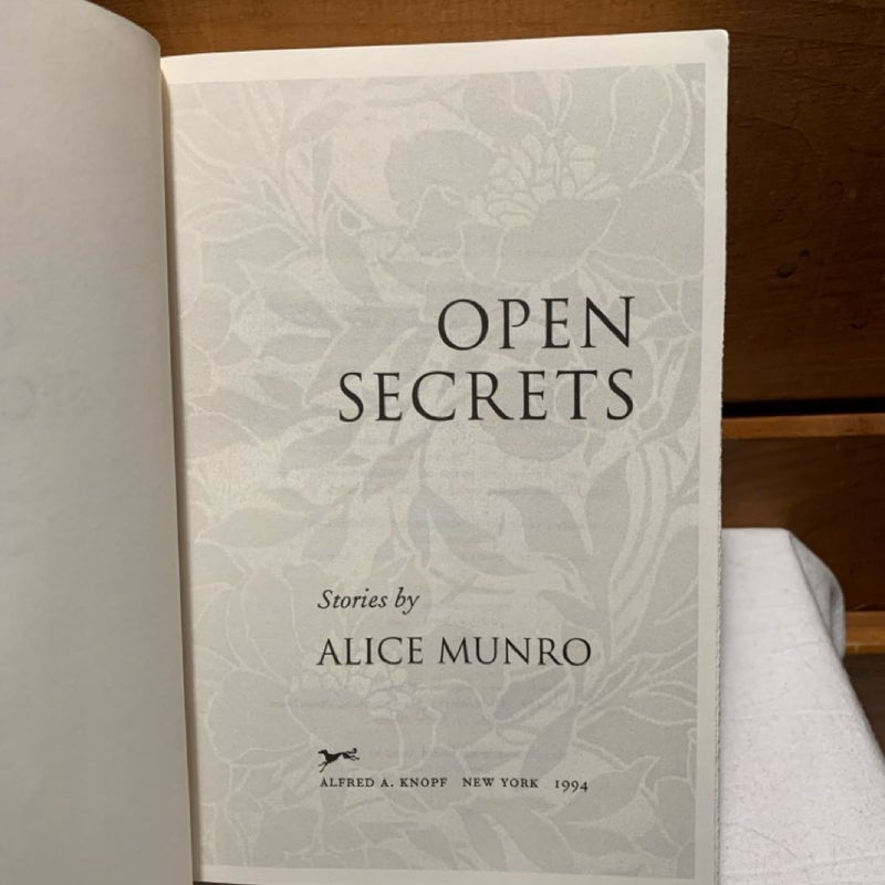 Open Secrets (1st ed., HC)