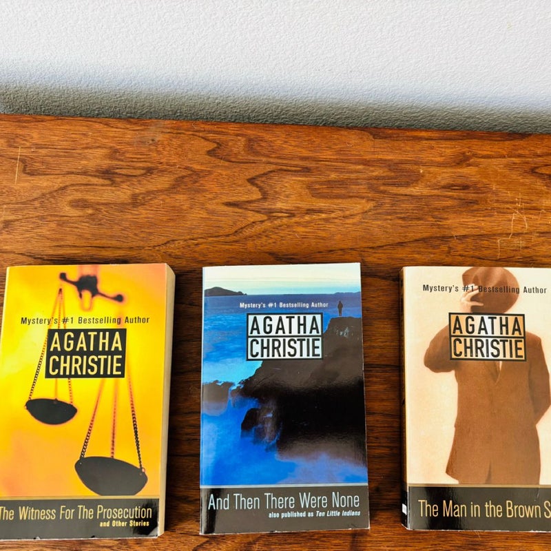 Vintage Agatha Christie Mysteries (trio)