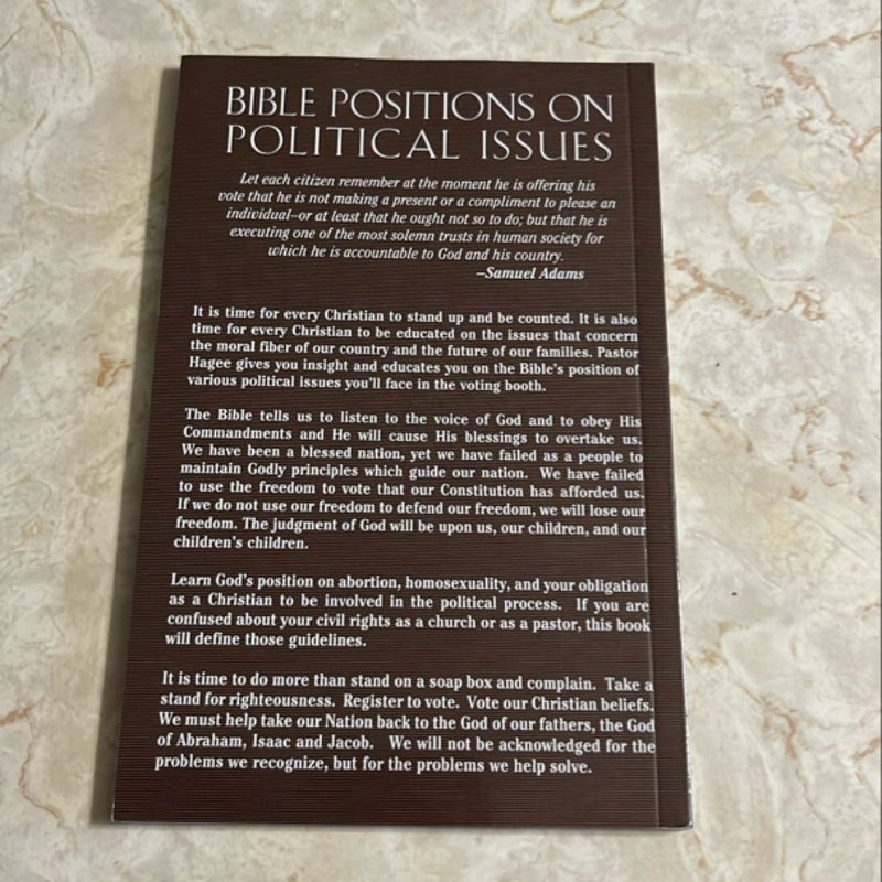 Bible Positions on Political Issues 