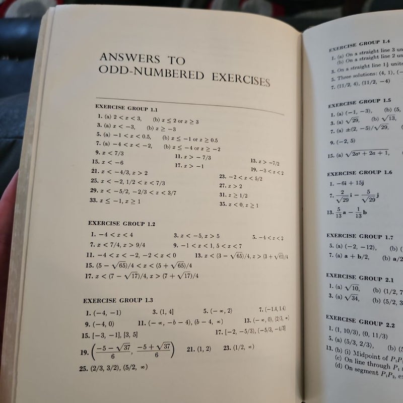 Analytic Geometry 