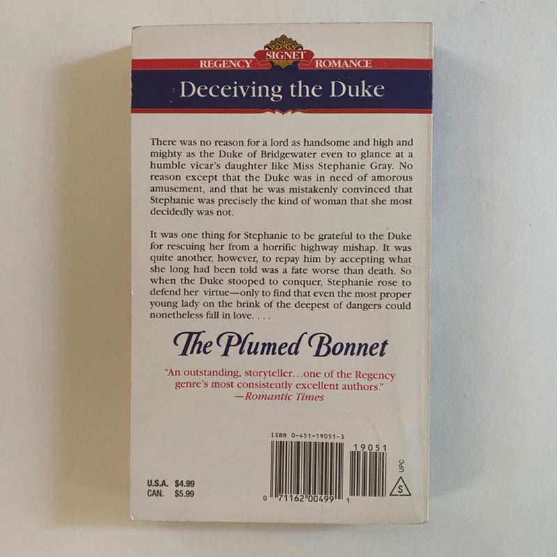 The Plumed Bonnet - 1st Printing