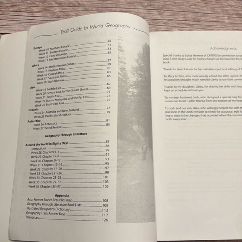 Trail Guide to World Geography: A Teacher’s Manual