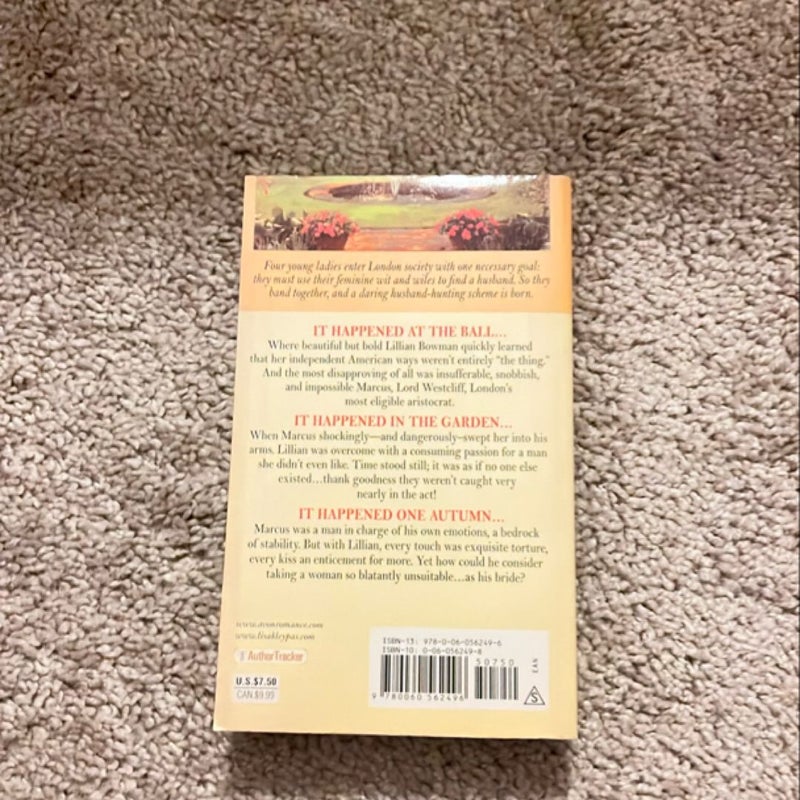 It Happened One Autumn (stepback cover)