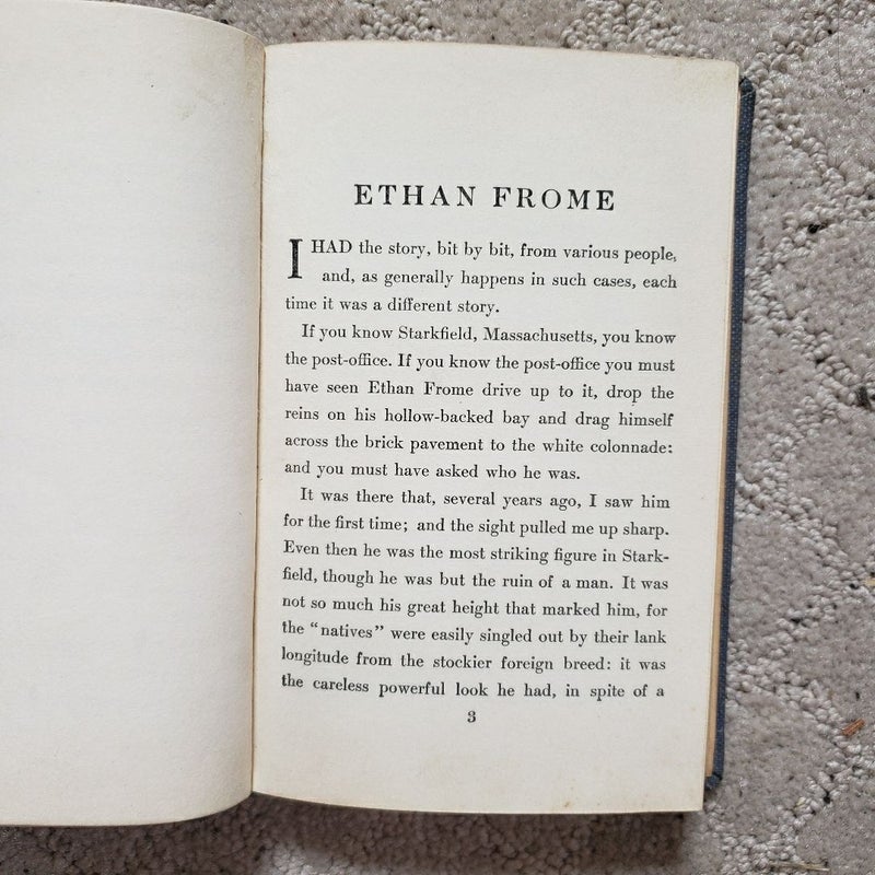 Ethan Frome (This Edition, 1922)