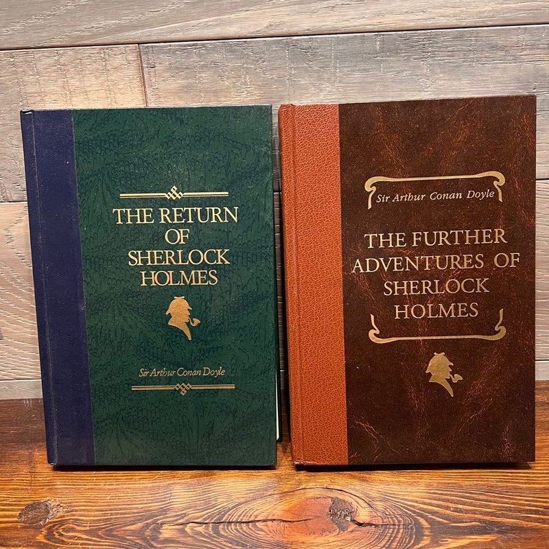 Sherlock Holmes Series Readers Digest Lot Of 2 Return Further Adventure HC
