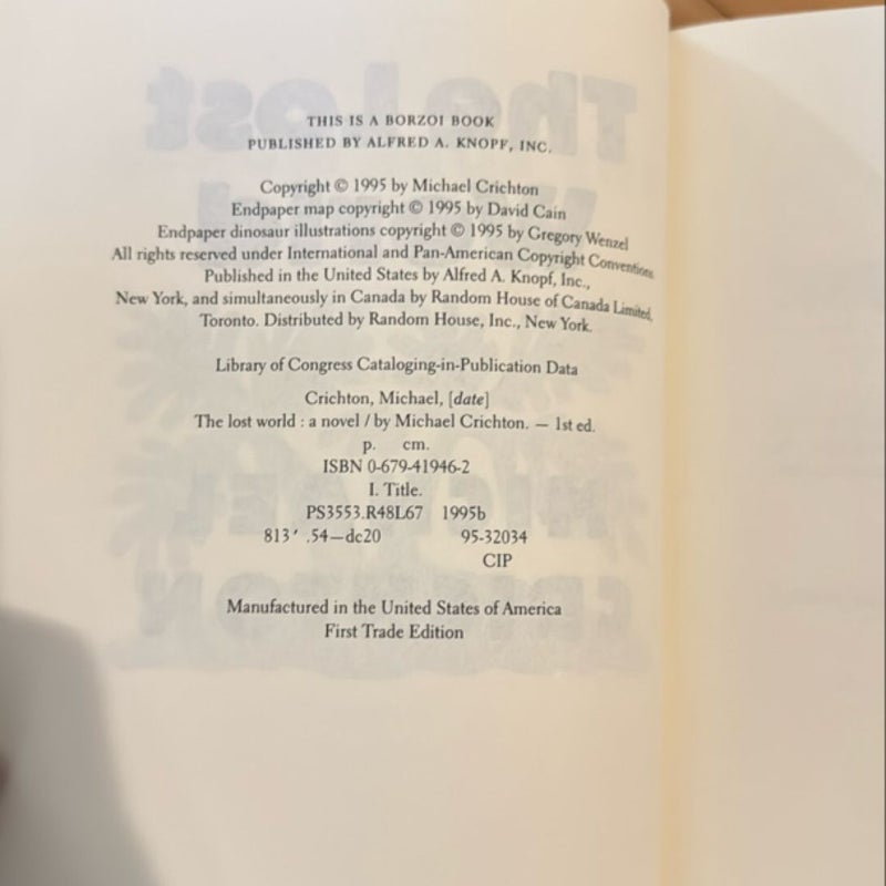 The Lost World - First Trade Edition 