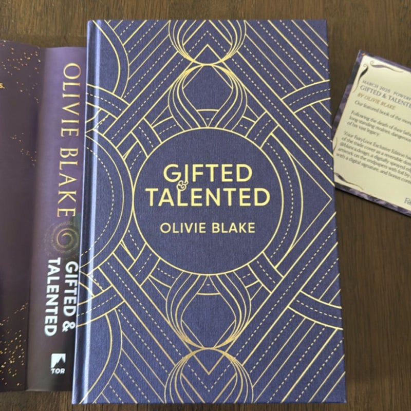 Gifted and Talented Fairyloot special edition 