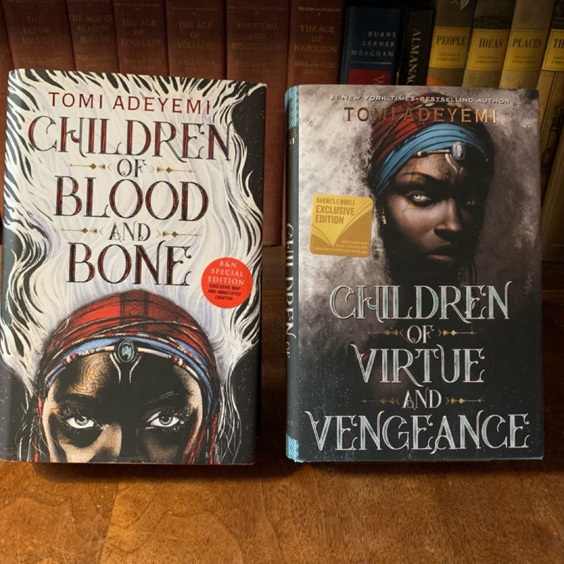 Legacy of Orisha 1 & 2: Children of Blood and Bone, Children of Virtue and Vengeance, Barnes & Noble Special First Editions