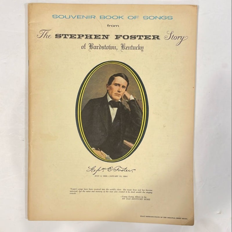 The Stephen Foster story of Bardstomn Kentucky  (C1950)