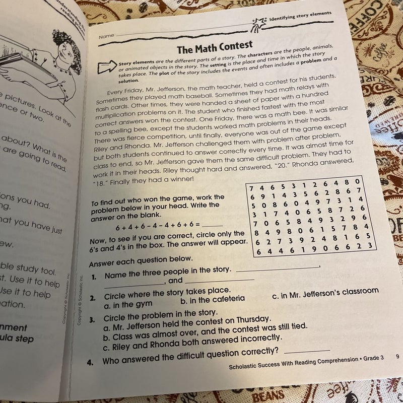 Scholastic Success with Reading Comprehension