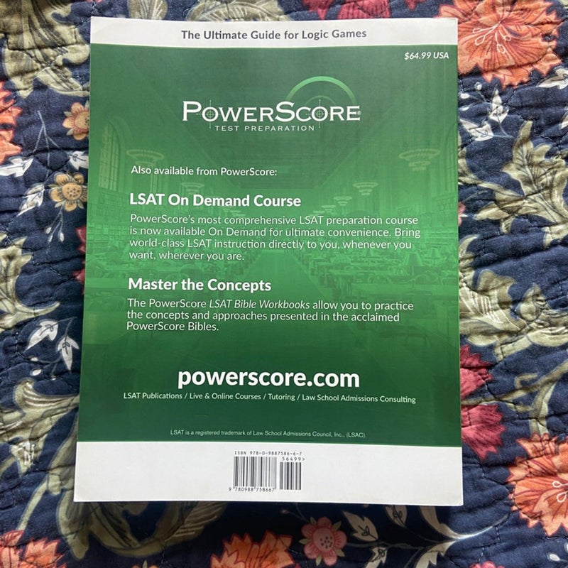 LSAT Logic Games Bible (2020) PowerScore