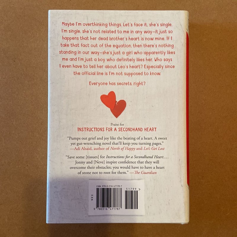Instructions for a Secondhand Heart *signed*