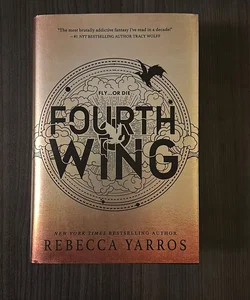 Fourth Wing, Rebecca Yarros, Stenciled Books, Sprayed Edges