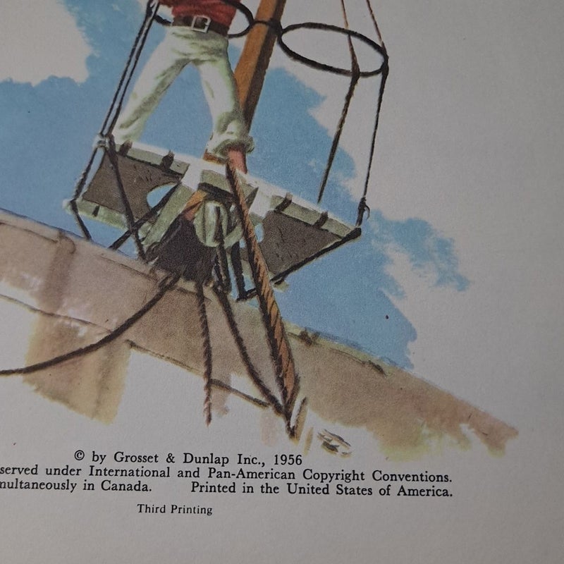 Moby Dick Herman Melville young readers hardcover vintage 1956 Good Condition 