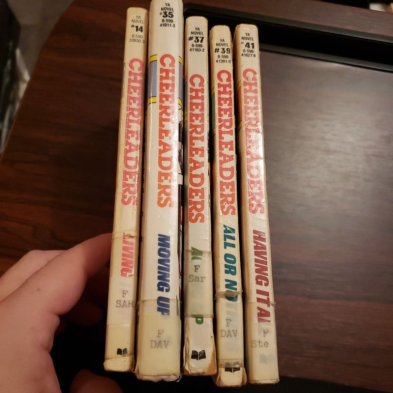 Lot of 5 1980's Cheerleaders Series