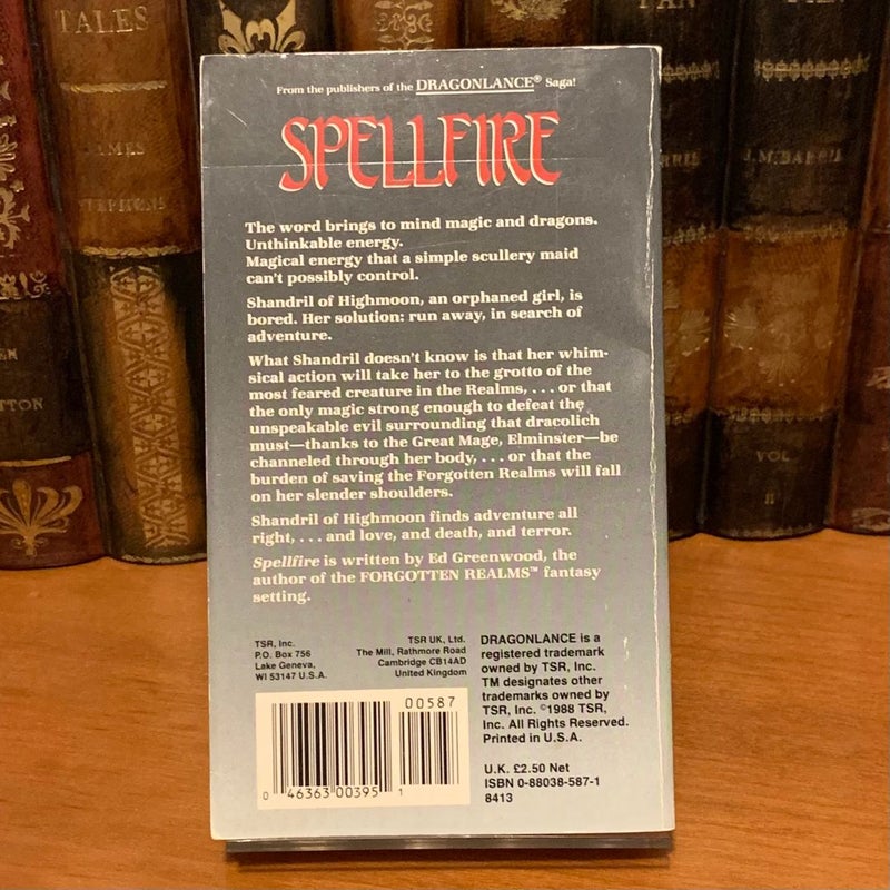Vintage Forgotten Realms: Spellfire, Shandril’s Saga 1, 1988 First Edition First Printing