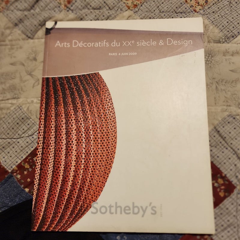 Sotheby's Arts Decoratifs du xxe siecle & Design