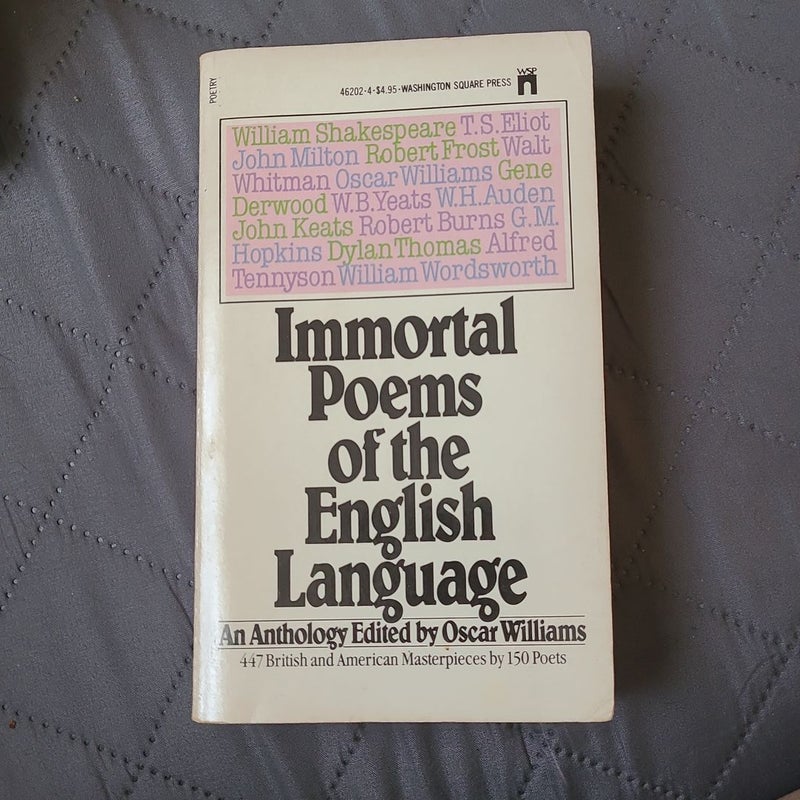 Immortal poems of the English Language