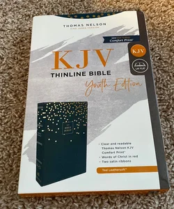 KJV Thinline Bible Youth Red Letter Edition [Blue]