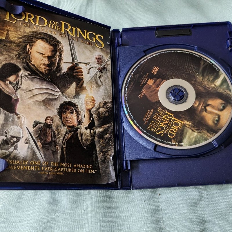 The Return of the King (Lord of the Rings) DVD Widescreen 