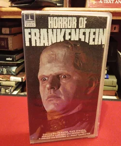 Horror of Frankenstein 1970 Ralph Bates, vintage VHS