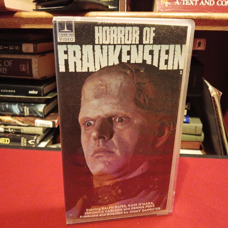 Horror of Frankenstein 1970 Ralph Bates, vintage VHS