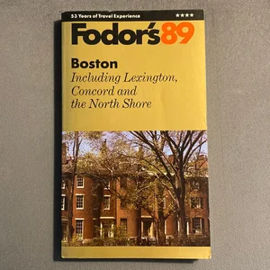 Fodor's Boston 2011