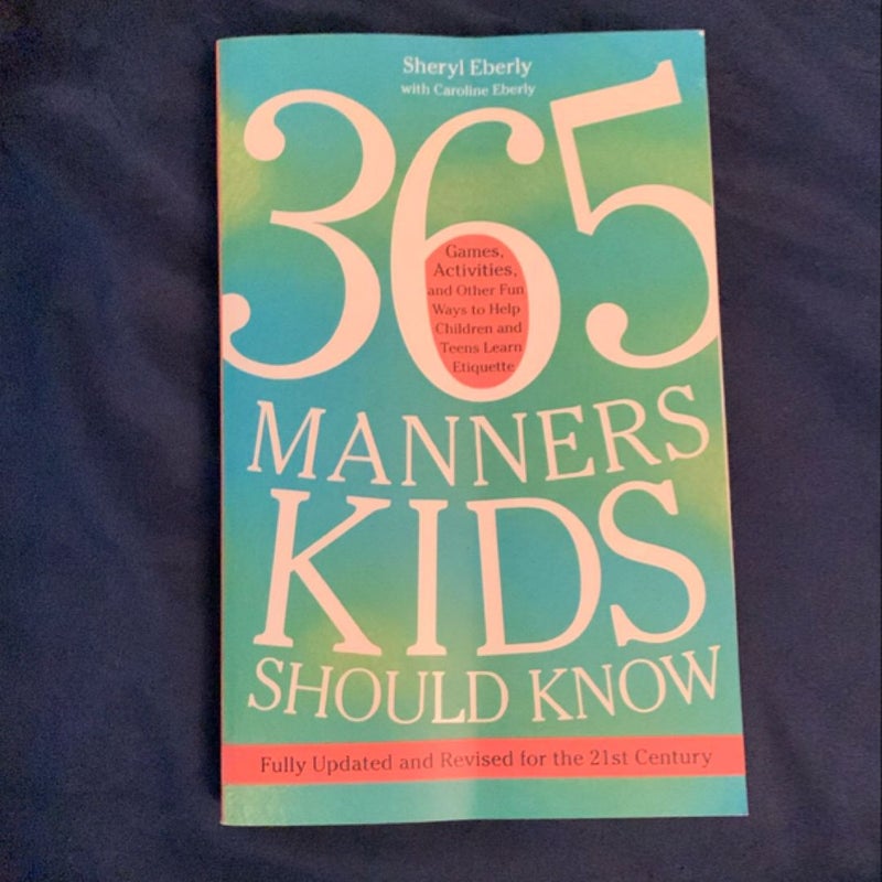 365 Manners Kids Should Know