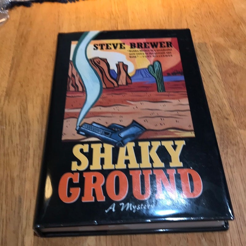 Signed 1997 1st ed./1st * Shaky Ground