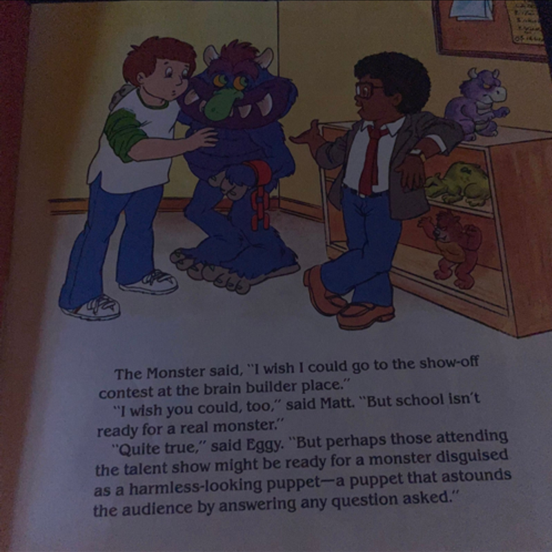 My Pet Monster Book Rare 80s Vintage
