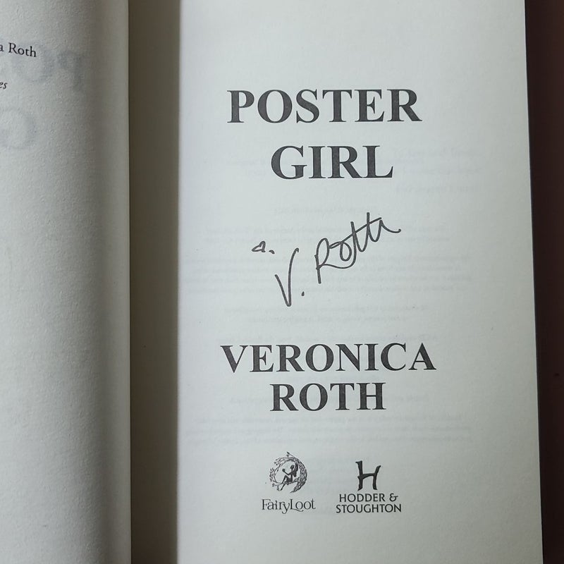 Poster Girl- Fairyloot - Autographed 