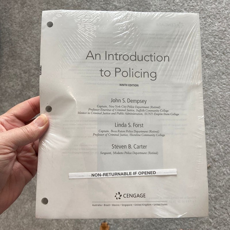 Bundle: an Introduction to Policing, Loose-Leaf Version, 9th + MindTap Criminal Justice, 1 Term (6 Months) Printed Access Card