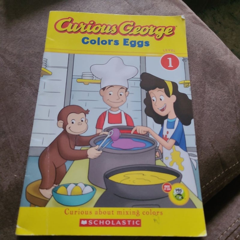 Curious George Colors Eggs