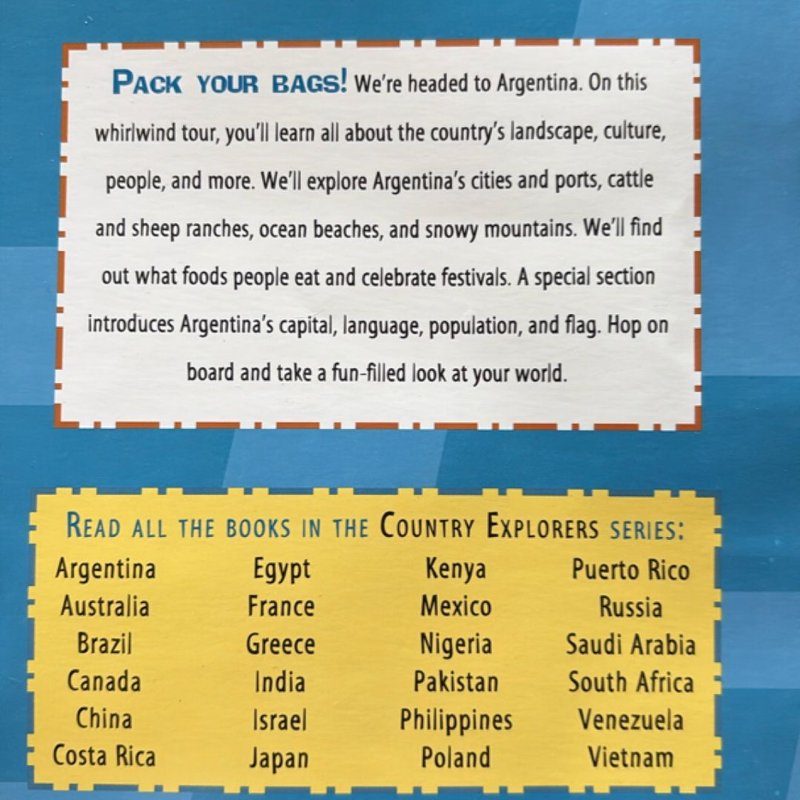 Country Explorers Argentina Bundle